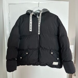 Saint & Sinner Black Puffer Jacket